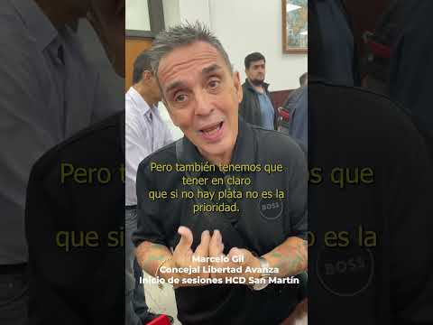 Inicio de sesiones en el HCD de San Martín