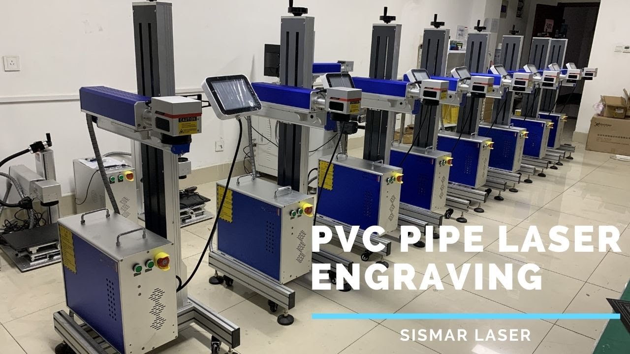 Máquina de marcado láser de tubos de PVC | máquina de grabado del laser ...