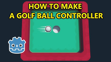How to make a 3D GOLF BALL controller in Godot 4.1.