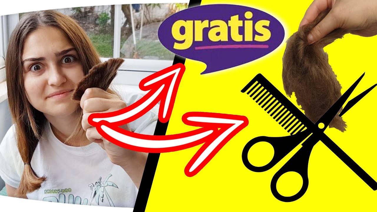 Kendi Kendime Saçlarımı Kestim ve Boyadım!!! Gratis Alışverişim