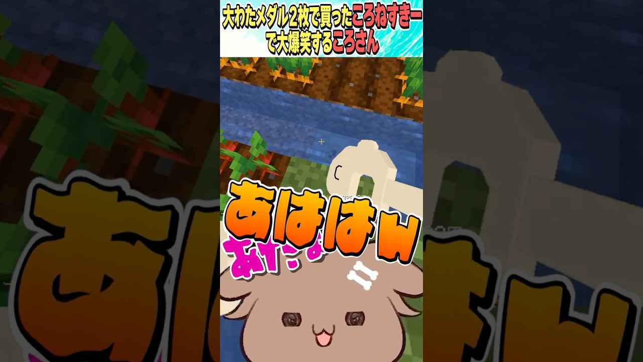 ころねすきーを買って爆笑するころさん【ホロライブ切り抜き/Hololive】#vtuber #shorts #戌神ころね