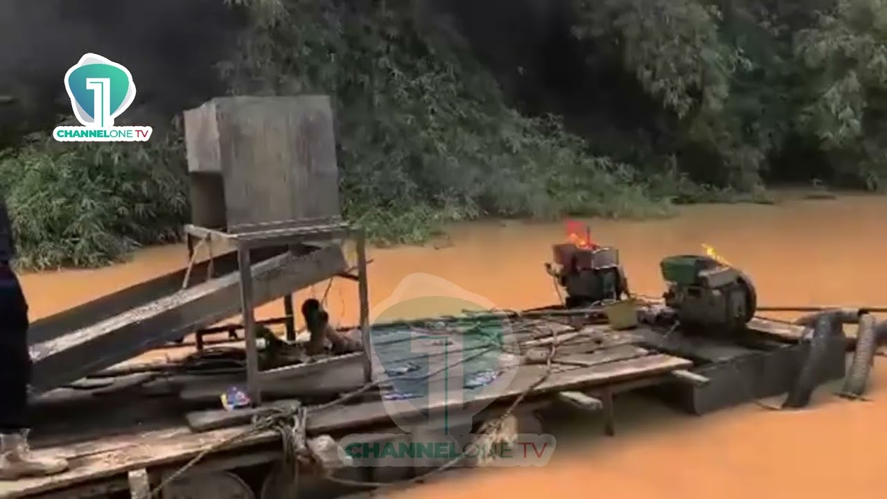 Illegal Mining Crackdown: Two Arrested, Changfang Machines Destroyed in Birim Central