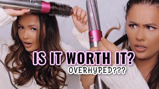 IS IT OVERHYPED?? TESTING THE DYSON AIRWRAP | ItsSabrina