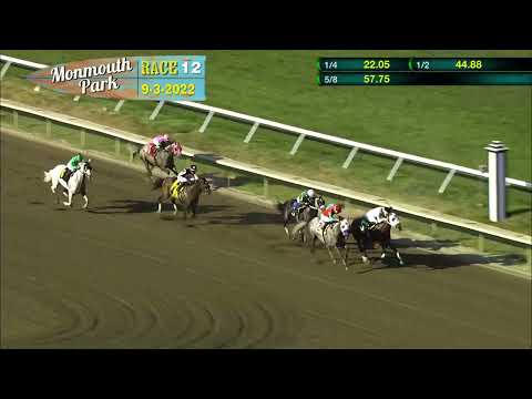 video thumbnail for MONMOUTH PARK 09-03-22 RACE 12