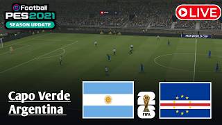 LIVE: Argentina vs Cape Verde | World Cup 2026 Simulation | Video Game Simulation