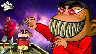 EVIL SHINCHAN BECOME HULK TO KILL FRANKLIN IN GTA 5 | THUGBOI MAX