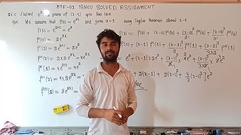 MTE-01 (Calculus) Question 6 Solved Assignment 2024 || IGNOU Solved Assignment 2024 #ignou