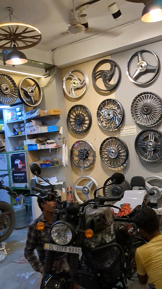 Royal Enfield Accessories Karol Bagh Best bullet accessories shop in