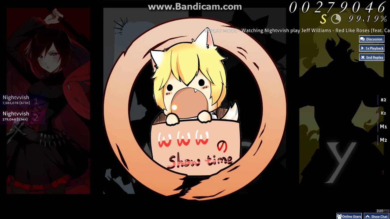 [osu!] RWBY (Jeff Wiliams) - Red Like Roses [Redzero] - YouTube