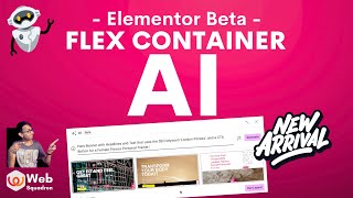 Elementor Flex Container AI Prompts  Elementor Pro Beta 3.18  New WordPress AI Generation