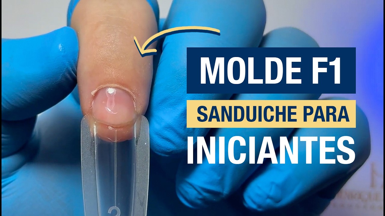 Molde F1 Sanduíche: Por que sua unha trinca e como resolver (Passo a Passo)