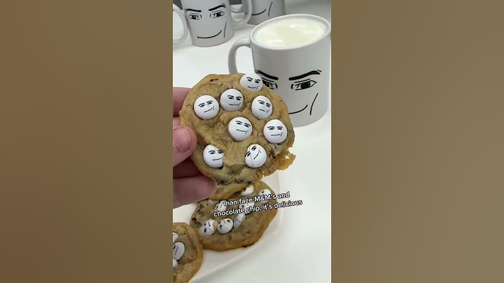 ROBLOX MAN FACE COOKIES