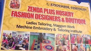 Boutique with address | Tailoring, maggam work, saree painting Institute | Machine Embroidery
