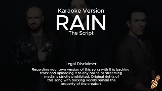 The Script - Rain (Karaoke Version)