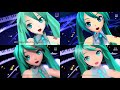 初音ミク Project DIVA PV比較2020 マージナル