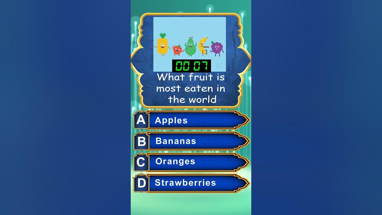 what-fruit-is-most-eaten-in-the-world-fruit-quiz-funny-quiz-youtube
