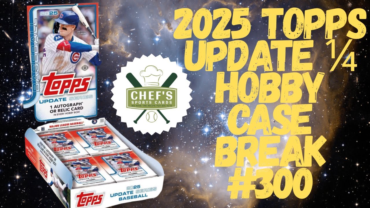 2025 TOPPS UPDATE 1/4 HOBBY CASE RANDOM TEAM BREAK #300   - LIVE-11/19/2025