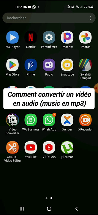 💥Fait ça pour convertir un vidéo en audio seulement(musique de mp4 vers mp3) 👆👆#video #viral #shorts