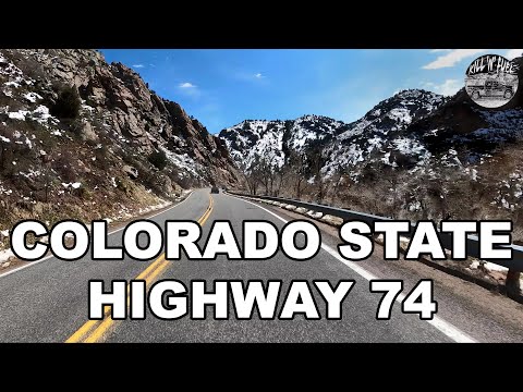 4K Colorado State Highway 74 - Evergreen to Morrison - Travel Dashcam