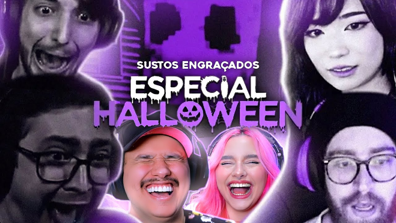 REAGINDO aos MAIORES SUSTOS dos STREAMERS! (especial halloween)