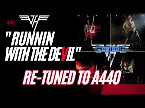 "Runnin With The Devil" Van Halen | Re-tuned to A-440 for easier Play-Along