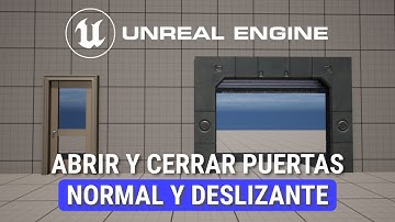 Cómo crear una puerta normal y deslizante en Unreal Engine 5 - Tutorial Español