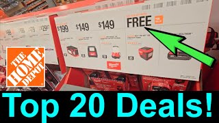 Top 20 Deals @ Home Depot