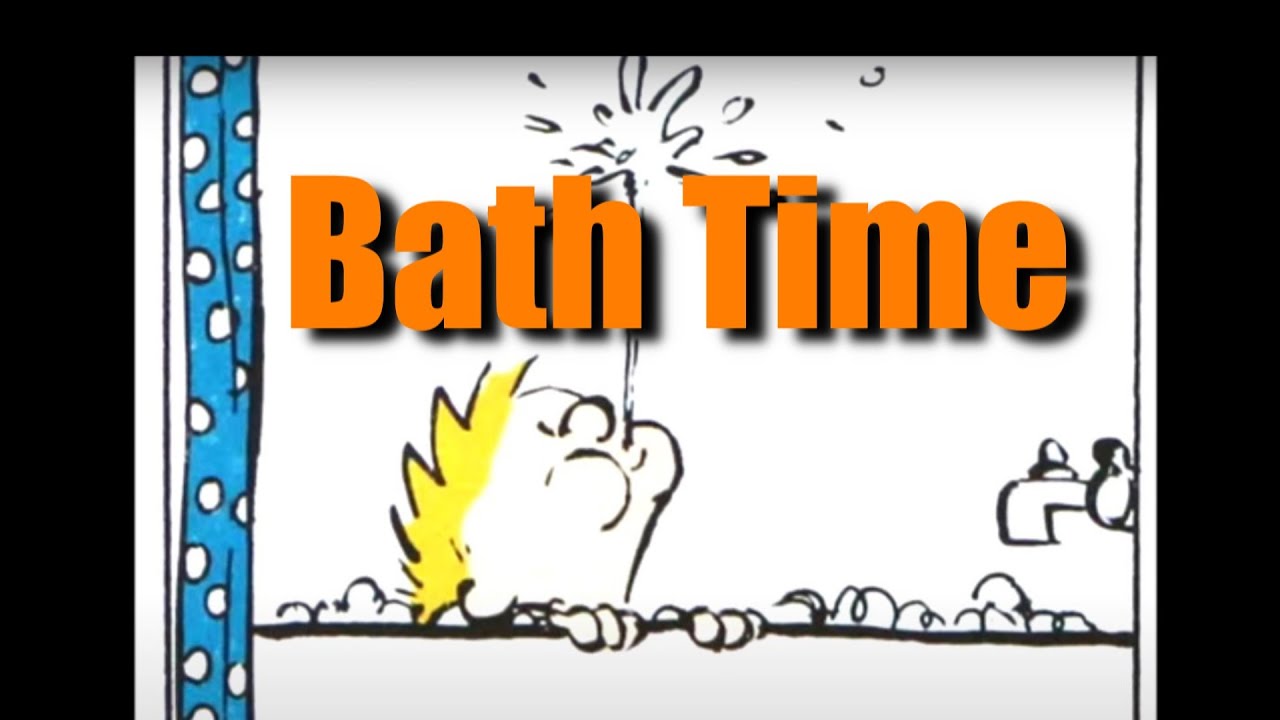 Calvin and hobbes bath