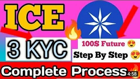 ice network Kyc step 3|| ice network kyc step 3 kaise kare