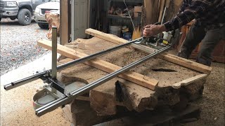 Alaskan Chainsaw Mill in Action by Projects by Knight 452 views 2 years ago 2 minutes, 34 seconds