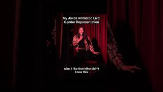 Pallavi Gunalan’s Jokes #Animated Live: Gender Representation #comedy #animators #nonbinary #lgbtq