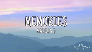 Memories- Maroon 5 (Lyrics)