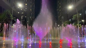 Nhạc nước tối nay ở Q7 Saigon Riverside Complex