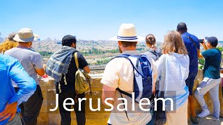 JERUSALEM OF GOLD: Mount of Olives ➡ Old City ➡ Machaneh Yehudah Market