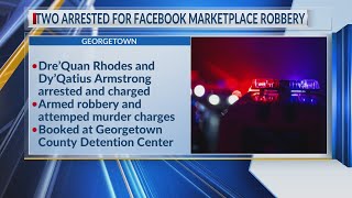 2 arrested for Facebook Marketplace robbery and shooting