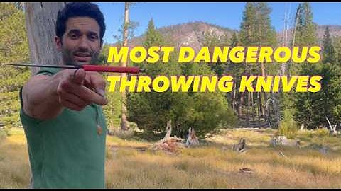 The MOST DANGEROUS Throwing KNIFE🗡️How To Throw Knives