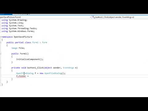 How to Open and Save Image in a Specific Folder in C#   Visual Studio 2012