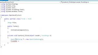 How to Open and Save Image in a Specific Folder in C#   Visual Studio 2012