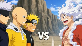 Luffy Vs Goku Naruto & Saitama Will He Be Able To Defeat Them?