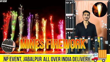 Mines firework in wedding  | How to use mines |COD delivery 🚚 #event #wedding #minesfireworks