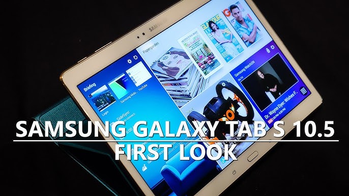 SAMSUNG Galaxy Tab S Android Tablet SM-T807V 10.5 Wi-Fi 4G