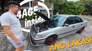 MAGKANO NGA BA MAG PROJECT CAR NG SMALL BODY?? || AE92 4-AGE SWAPPED!
