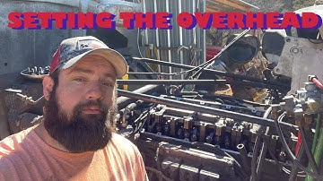 Cummins M11 ISM ISMCelect, CelectPlus Setting The Overhead “Running The Rack” #cummins #semi