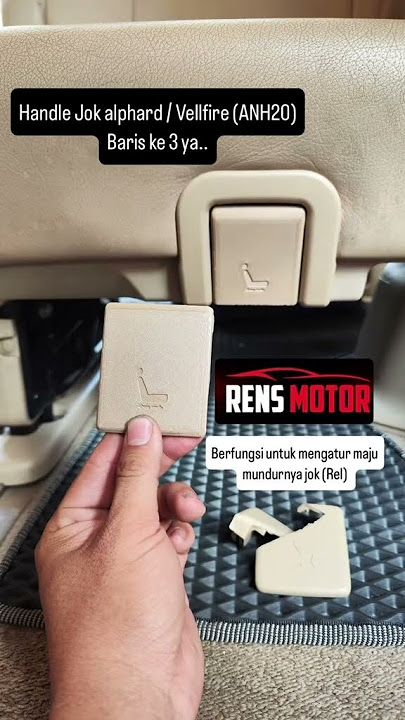 Handle jok baris ke 3, alphard vellfire anh20 , cocok sebagai solusi yg handlenya  crack ya.