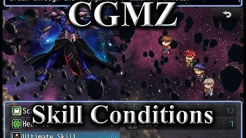 [CGMZ] Skill Conditions for RPG Maker MZ
