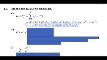 MDM4U - 5.4 - The Binomial Theorem - VIDEO