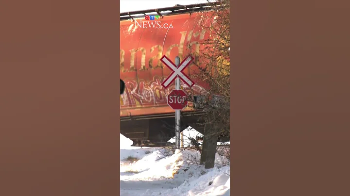 Canada Post truck hit by train near Edmonton