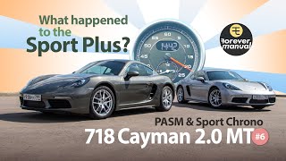 «Механический» Porsche 718 Cayman cо Sport Chrono+PASM и без