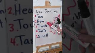 Aprende Los Sentidos En Inglés  #ingles #pronunciaeningles #inglesencasa #aprendeingles  #esl