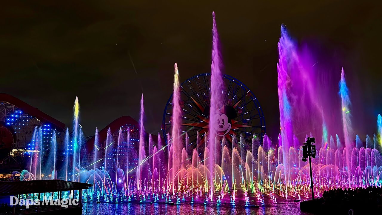 World of Color - ONE & Emotional Rollercoaster Inside Out 2 Preshow 4K